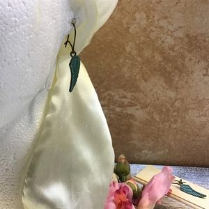 Verdigris Angel Wind Earrings